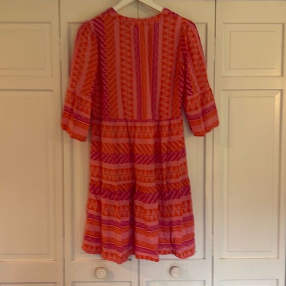 Goa Beach Japna pink and orange coverup dress small - Picture 10 of 10